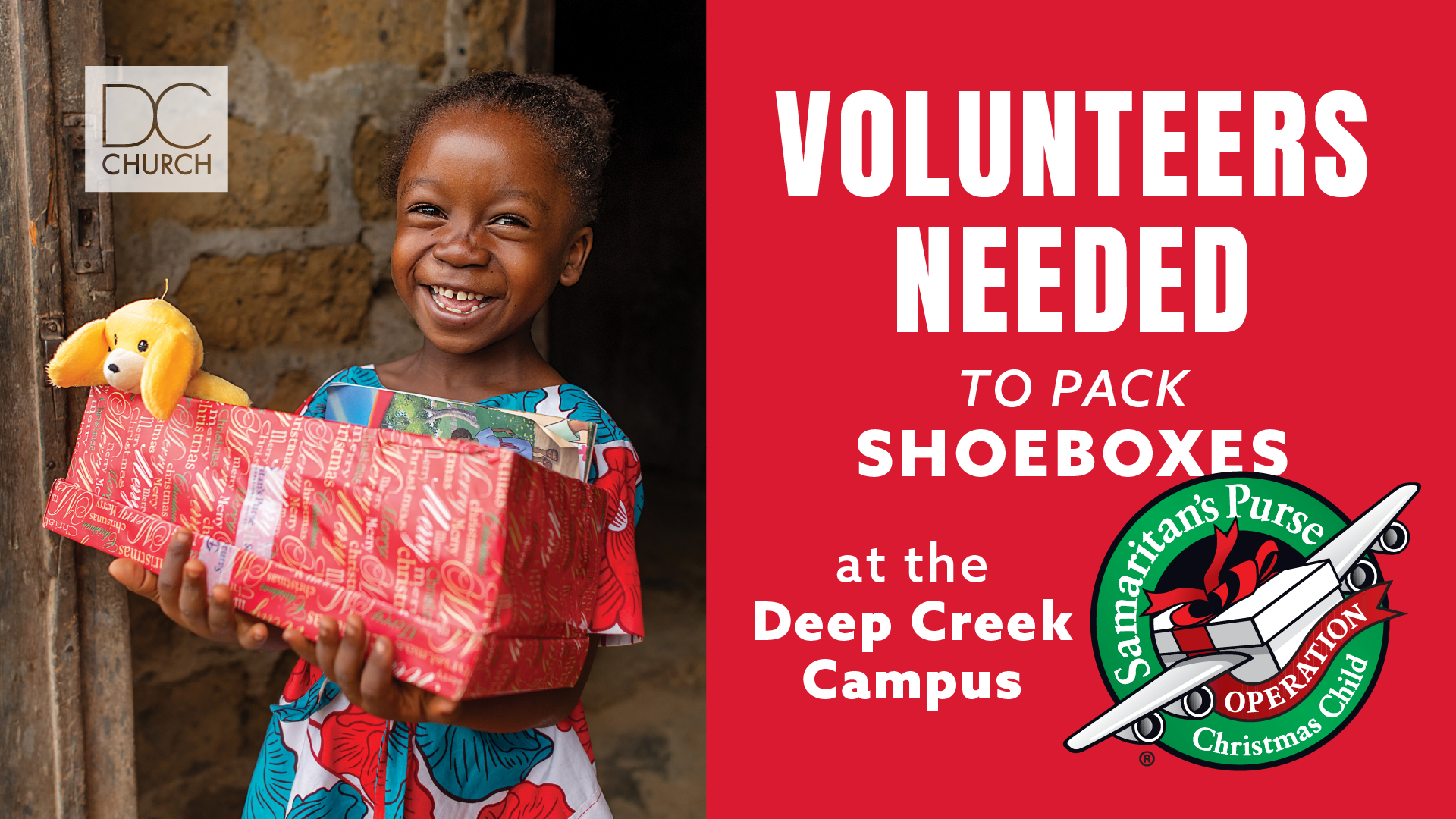 Operation Christmas Child Volunteers Needed